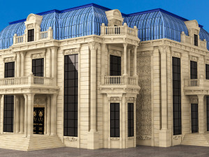 Classic Mansion Villa 01 3D Model