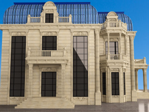 Classic Mansion Villa 01 3D Model