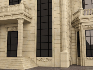 Classic Mansion Villa 01 3D Model