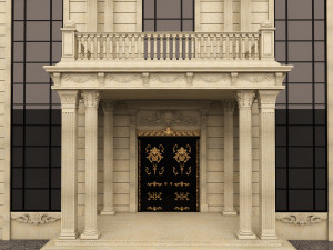 Classic Mansion Villa 01 3D Model