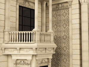 Classic Mansion Villa 01 3D Model
