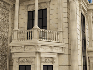 Classic Mansion Villa 01 3D Model