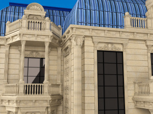 Classic Mansion Villa 01 3D Model