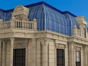 Classic Mansion Villa 01 3D Model