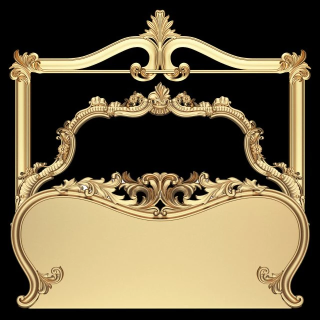 Carved Headboard Collection 3D Model .c4d .max .obj .3ds .fbx .stl .blend 