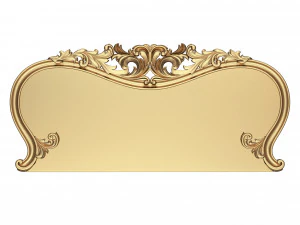 Carved Headboard Collection 3D Model