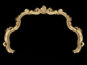 Carved Headboard Collection 3D Model