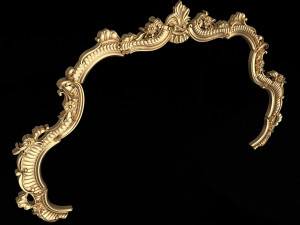 Carved Headboard Collection Modelo 3D