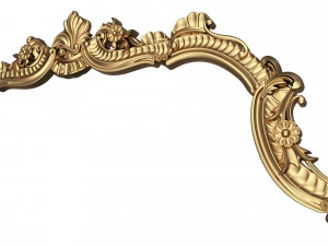 Carved Headboard Collection 3D Model