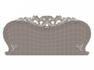 Carved Headboard Collection Modelo 3D