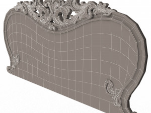 Carved Headboard Collection Modelo 3D