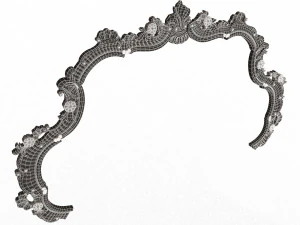 Carved Headboard Collection 3D Model