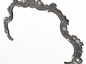 Carved Headboard Collection Modelo 3D