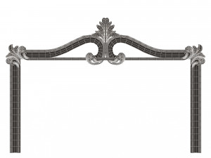 Carved Headboard Collection Modelo 3D