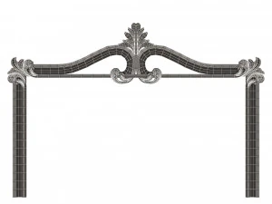 Carved Headboard Collection 3D Model