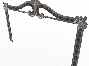 Carved Headboard Collection Modelo 3D