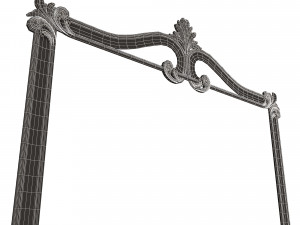 Carved Headboard Collection Modelo 3D