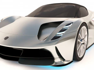Lotus Evija 2020 3D Model