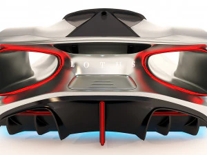 Lotus Evija 2020 3D Model