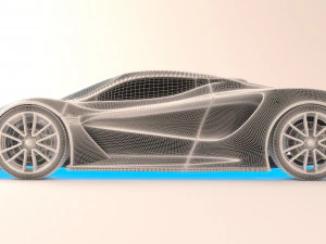 Lotus Evija 2020 3D Model