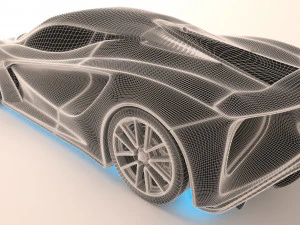 Lotus Evija 2020 3D Model