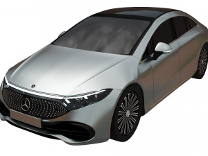 Mercedes Benz EQS 450 2021 3D Model