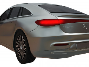 Mercedes Benz EQS 450 2021 Modello 3D