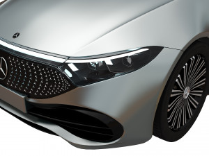 Mercedes Benz EQS 450 2021 Modello 3D