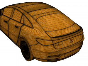 Mercedes Benz EQS 450 2021 Modello 3D