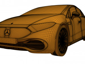 Mercedes Benz EQS 450 2021 Modello 3D