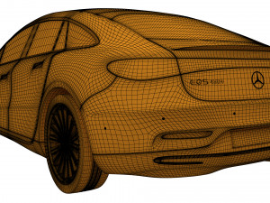 Mercedes Benz EQS 450 2021 Modello 3D