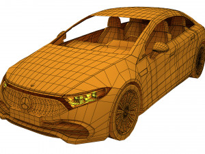 Mercedes Benz EQS 450 2021 Modello 3D