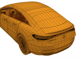 Mercedes Benz EQS 450 2021 Modello 3D