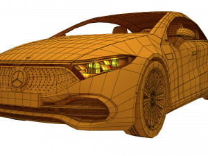 Mercedes Benz EQS 450 2021 Modello 3D