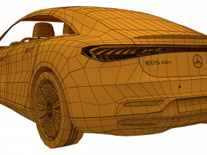 Mercedes Benz EQS 450 2021 Modello 3D
