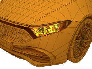 Mercedes Benz EQS 450 2021 Modello 3D