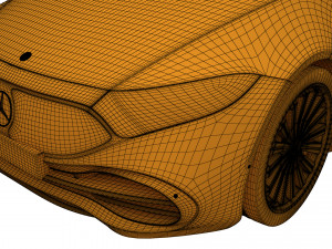 Mercedes Benz EQS 450 2021 Modello 3D