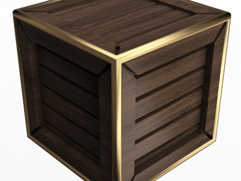 Crate 3D Model