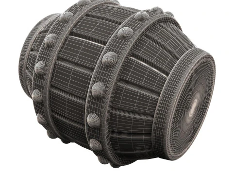 Barrel 3D Model