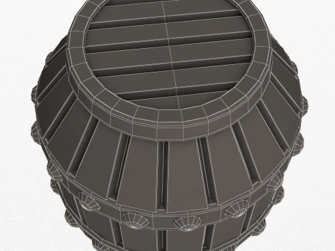 Barrel 3D Model