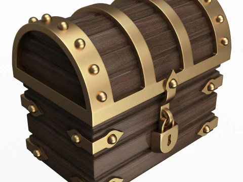 Tesoro dello scrigno Modello 3D