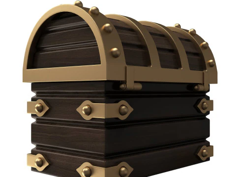 Chest Treasure 3D Model