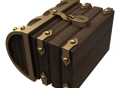 Chest Treasure 3D Model