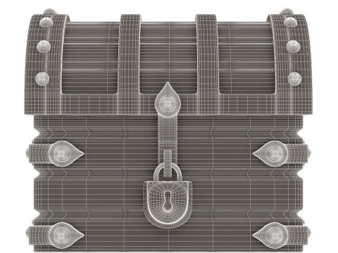 Chest Treasure 3D मॉडल