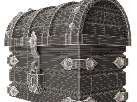Chest Treasure 3D Model