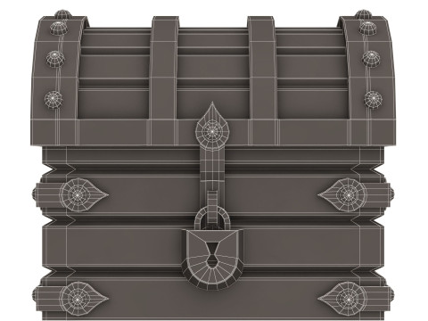Chest Treasure 3D मॉडल