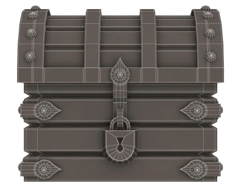 Chest Treasure 3D Model