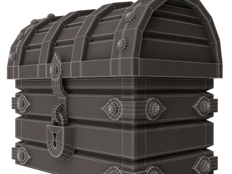 Chest Treasure 3D मॉडल