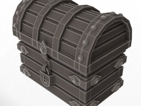 Chest Treasure 3D मॉडल