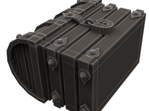 Chest Treasure 3D मॉडल
